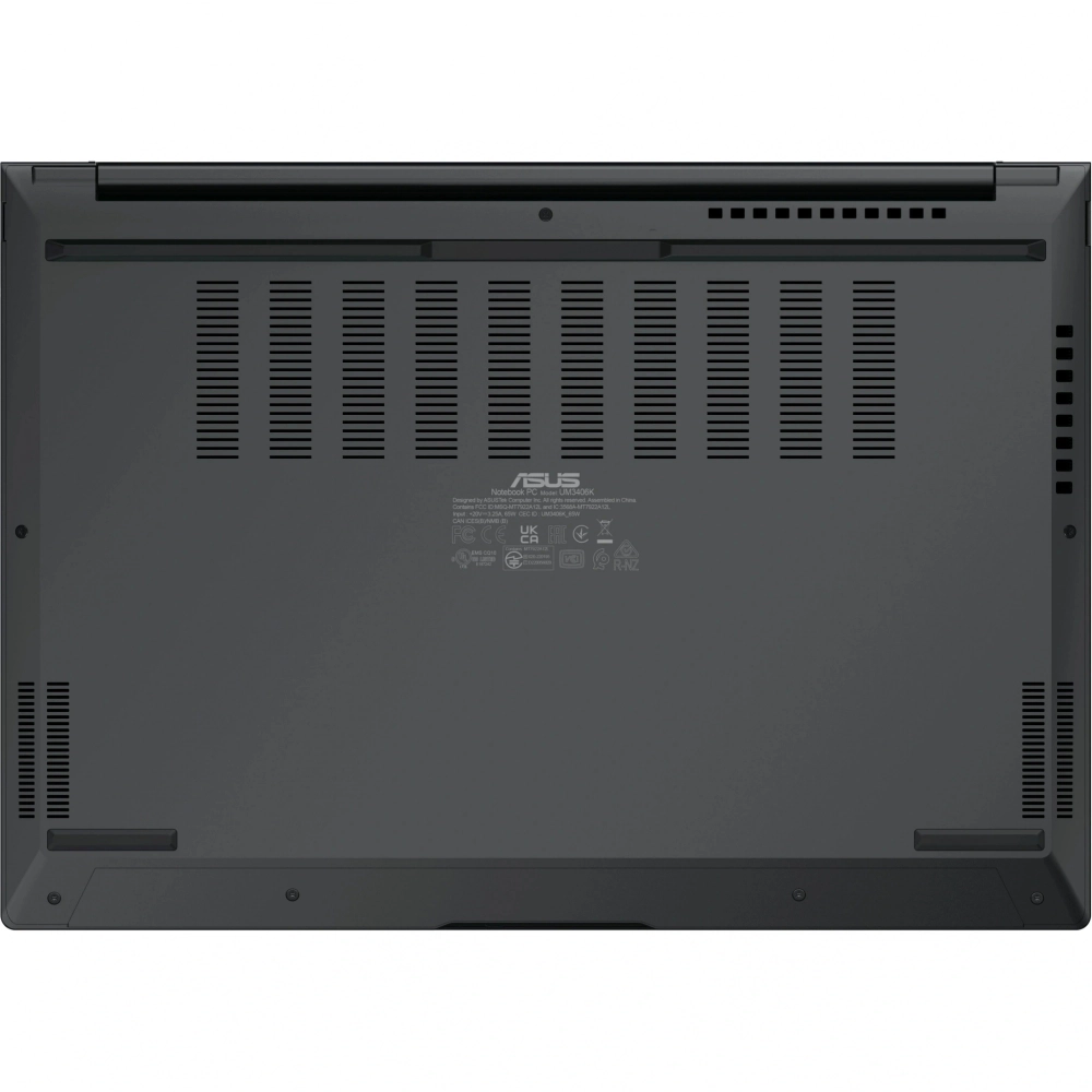 Ноутбук Asus Zenbook 14 UM3406GA-QD130 Ryzen AI 5 430 32Gb SSD512Gb AMD Radeon 840M 14" OLED WUXGA (1920x1200) без ОС black WiFi BT Cam Bag (90NB17R1-M006H0)