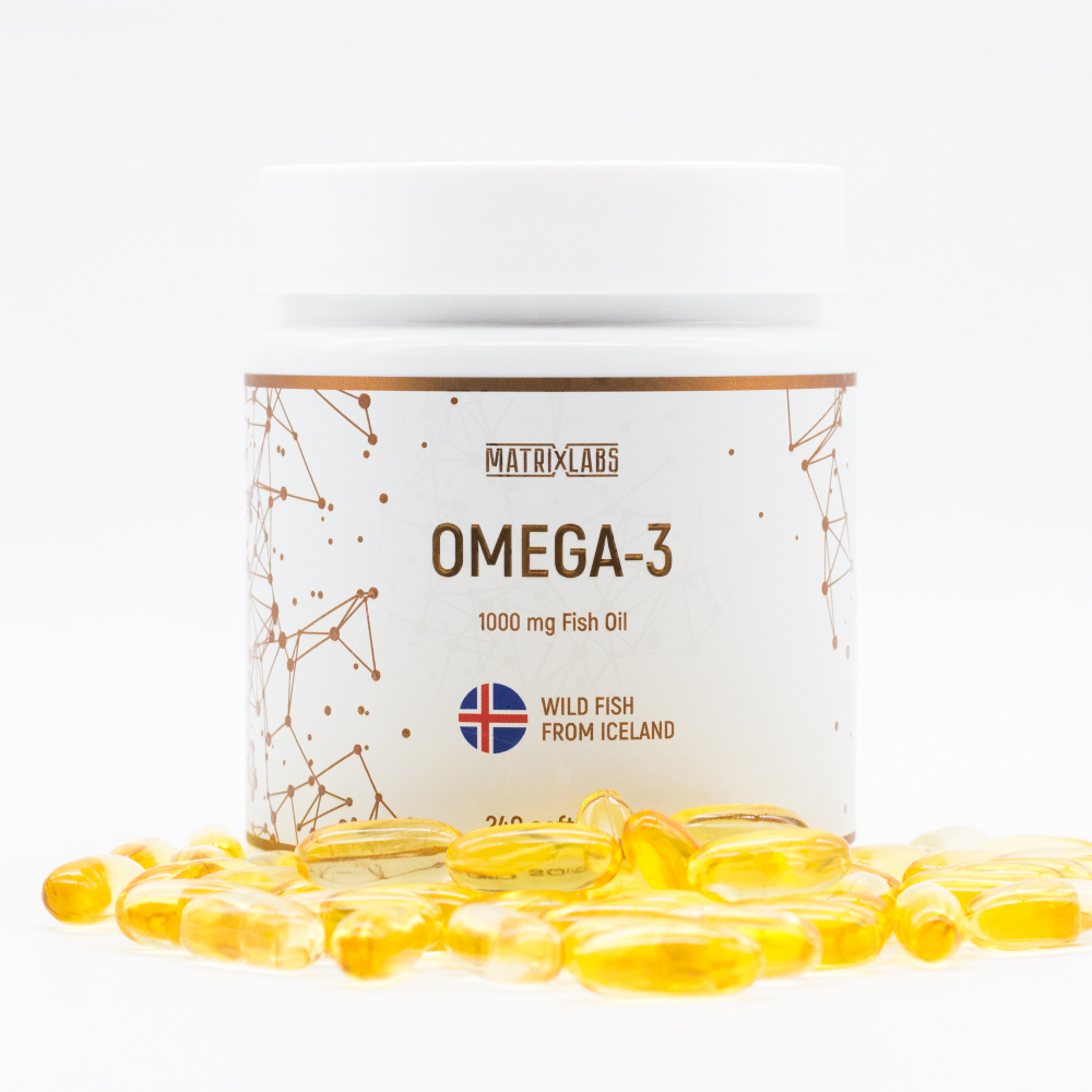Matrix Labs Omega-3 Iceland 1000 мг. + Vitamin E (240 капс.) [M]