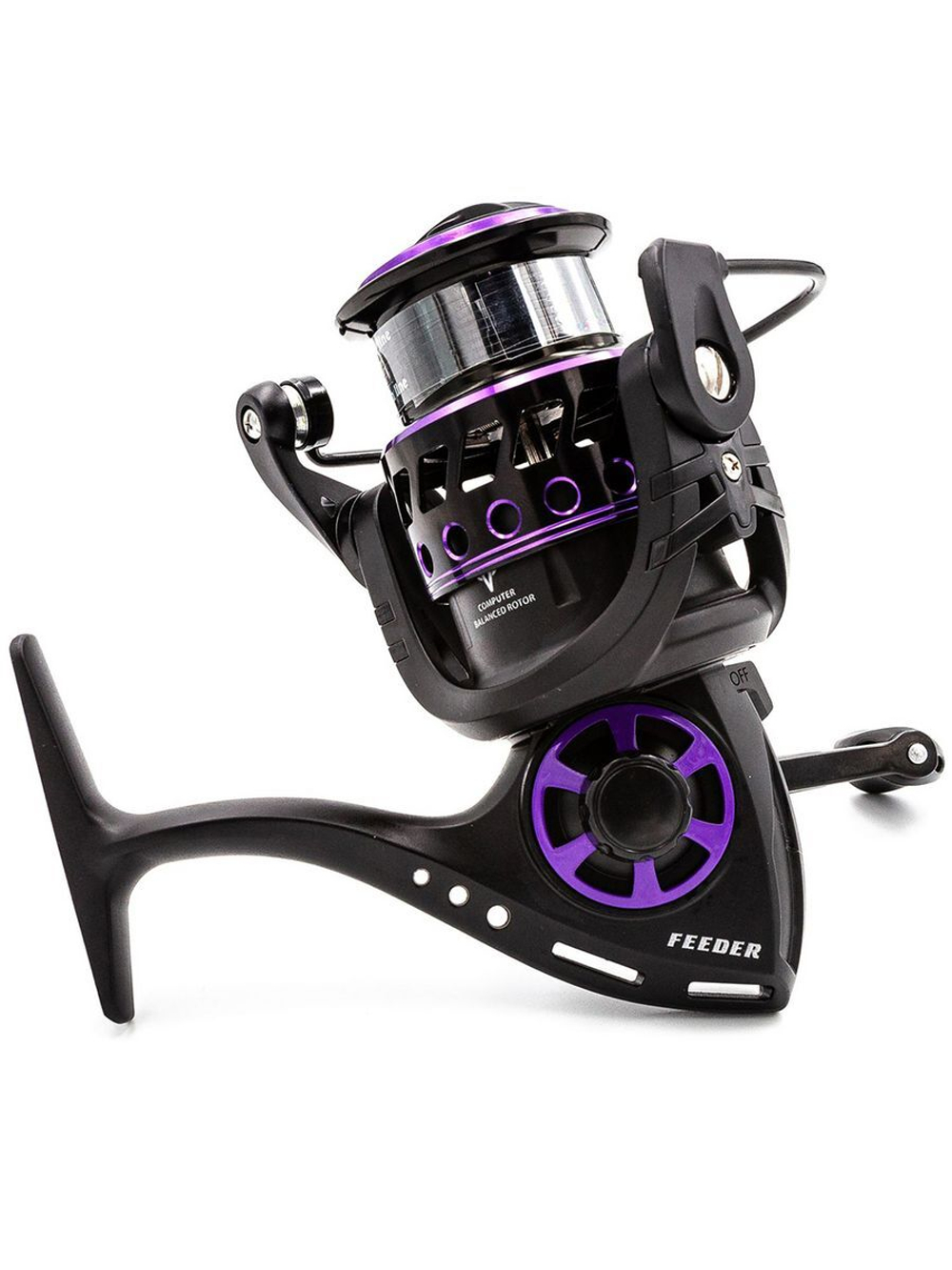 Катушка для рыбалки безынерционная фидерная Black Side Guardian FD (7+1 подш.)