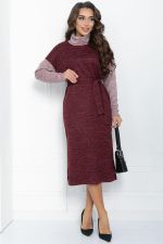 Платье Мишель (бордово-розовое) П11810 LT Collection