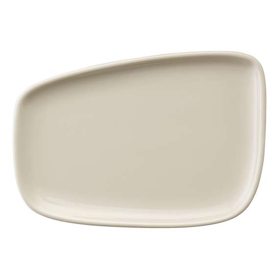 Набор из 4-х сервировочных тарелок на деревянном подносе sorrento