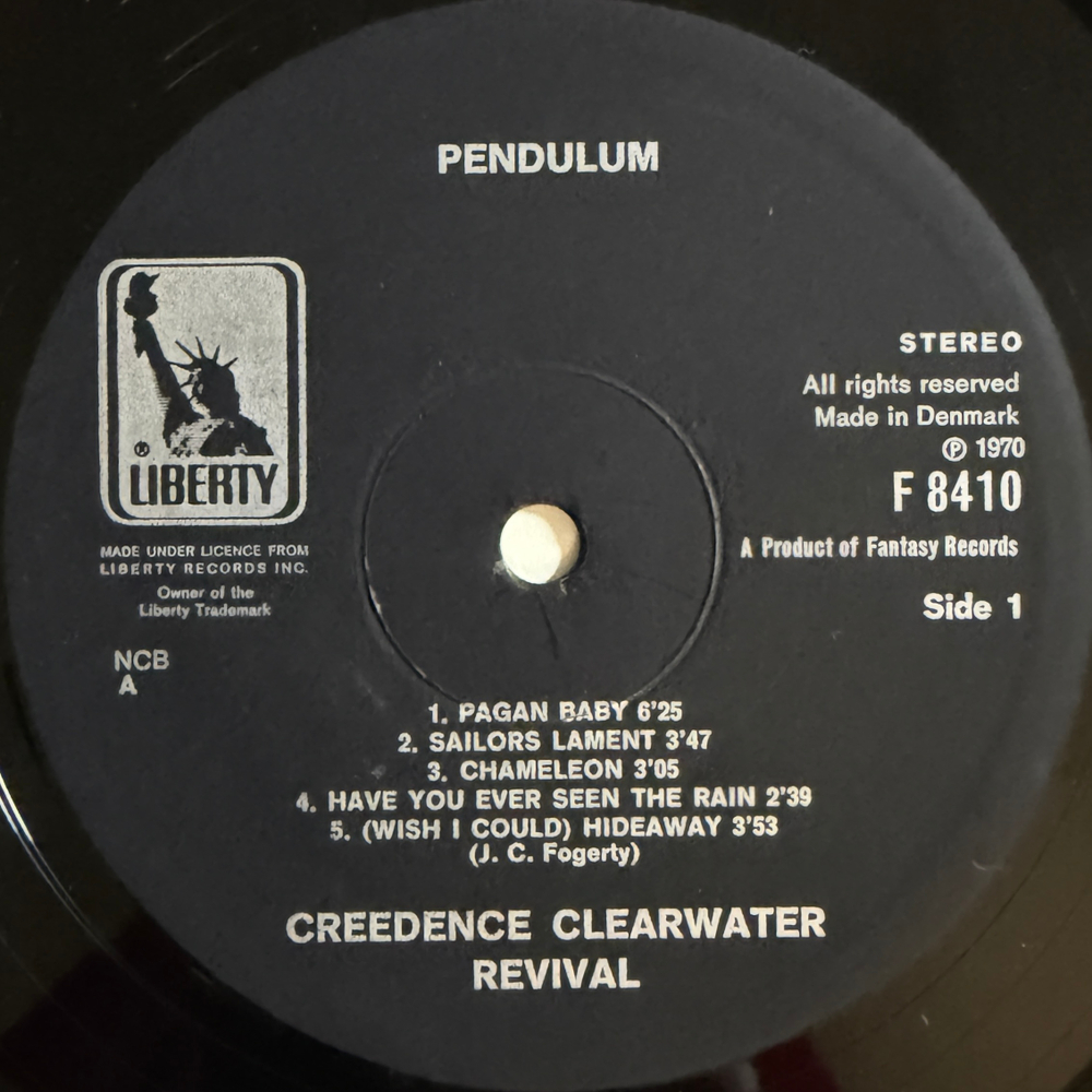 Виниловая пластинка Creedence Clearwater Revival ‎– Pendulum LP