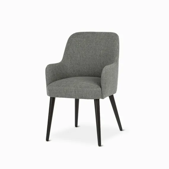 Стул Onsen, серый, черные ножки