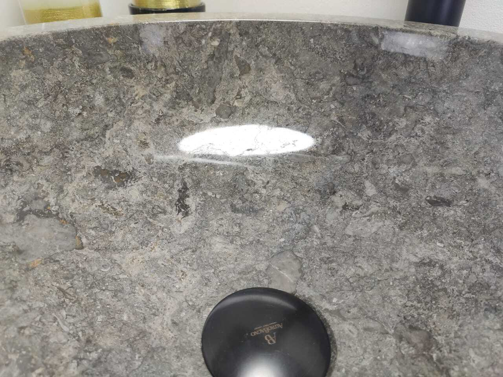 Раковина из мрамора Bowl Grey Marmo Medium BM-60034 45*45*15