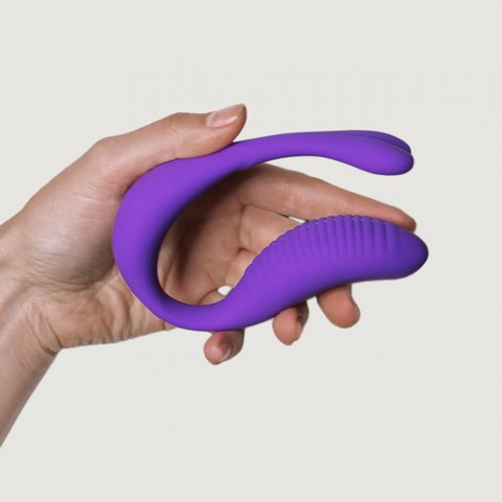 Двойной вибратор для клитора и точки G Mini Romeo с пультом ДУ от Adrien Lastic