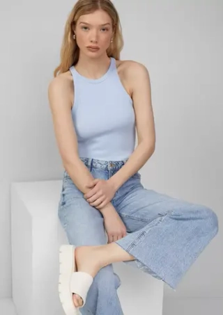 Эластичный топ с ребристой текстурой s.Oliver