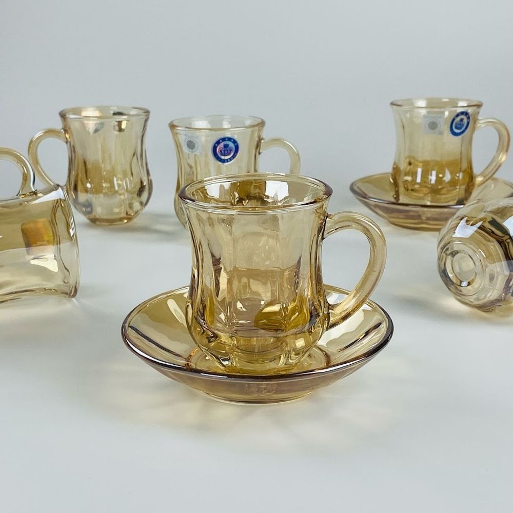 Lenardi 588-644 Чайный набор 12пр. 130мл в под.уп.(х8)Стекло