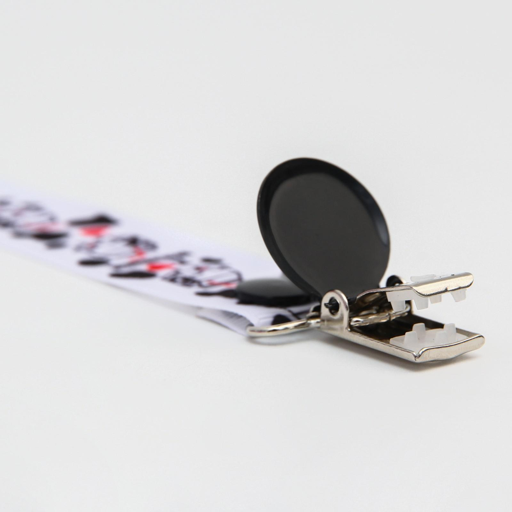 5616969 Держатель для пустышки на ленте "Я люблю вкусняшки"