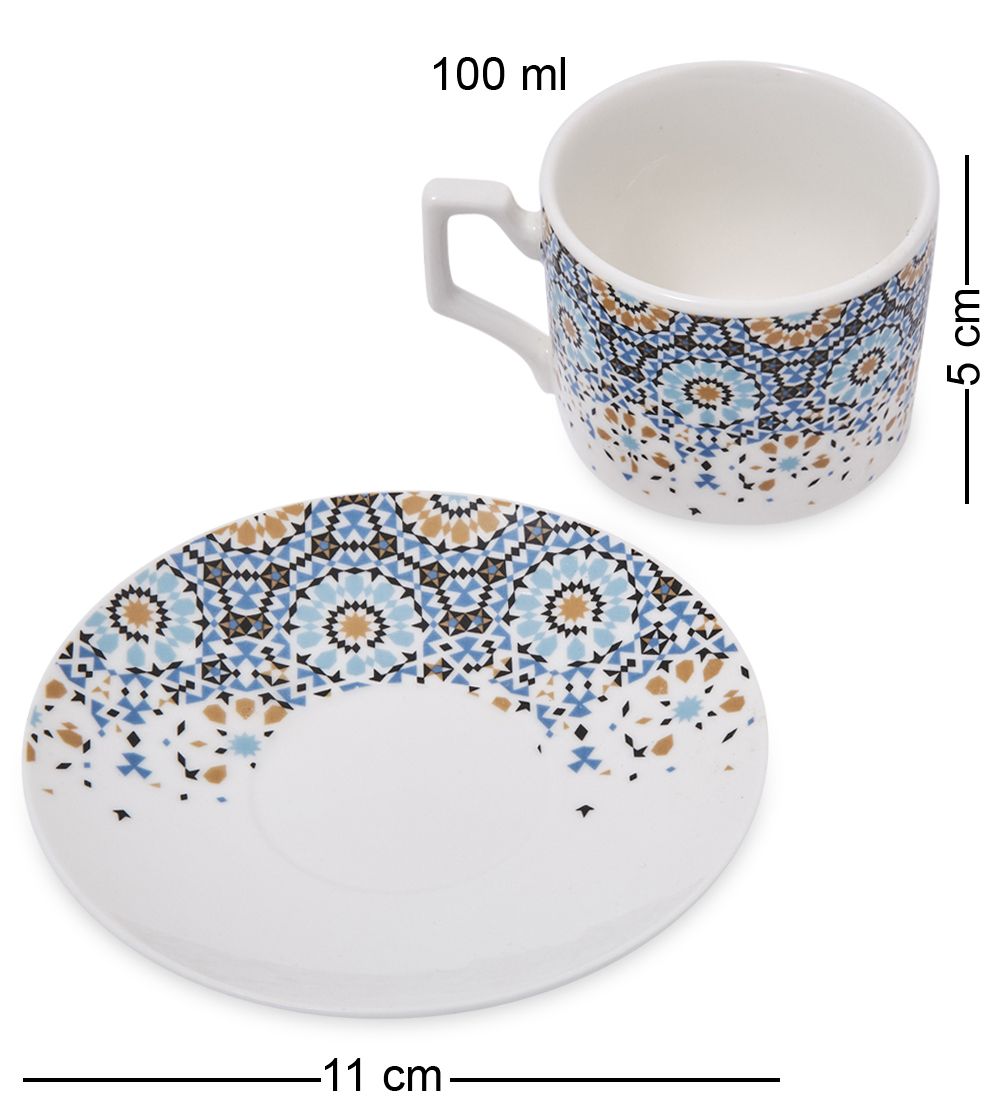 GAEM Art MUG-435/6 Набор из 6 чайных пар