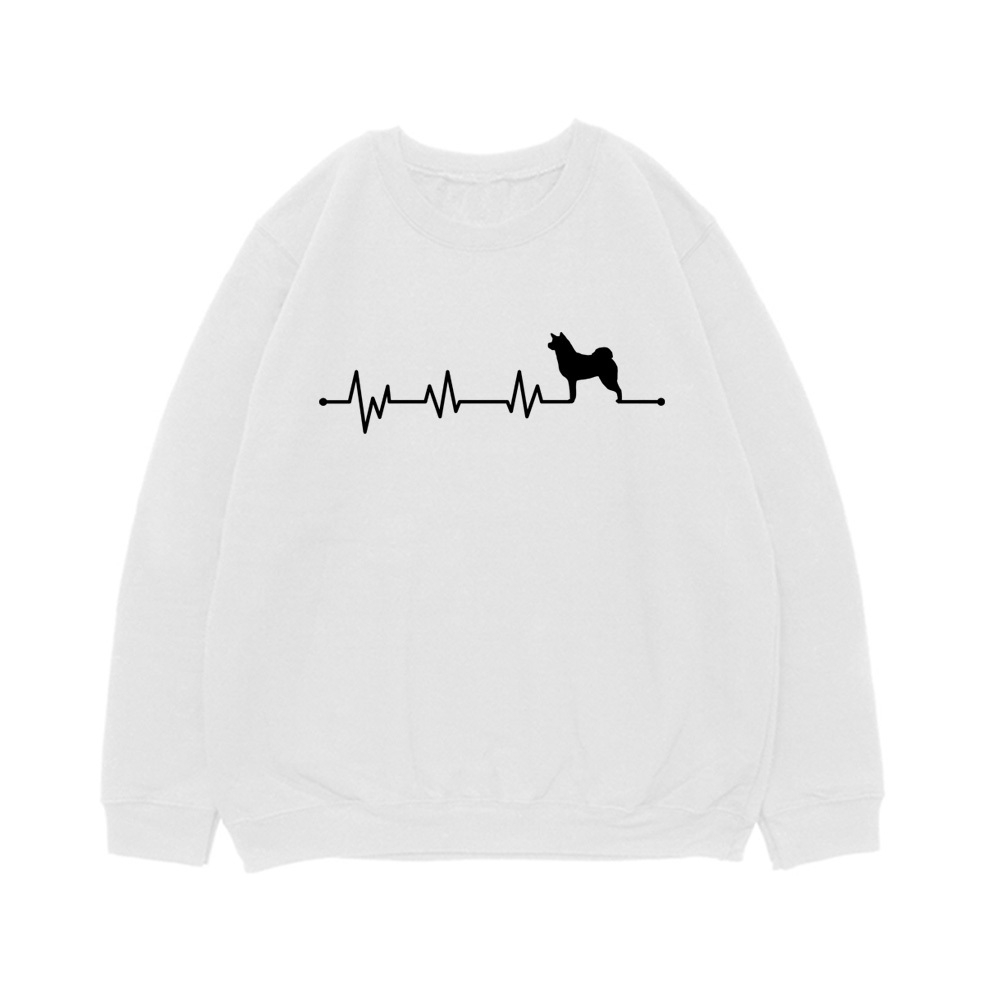 Свитшот "Акита - сердечный ритм"