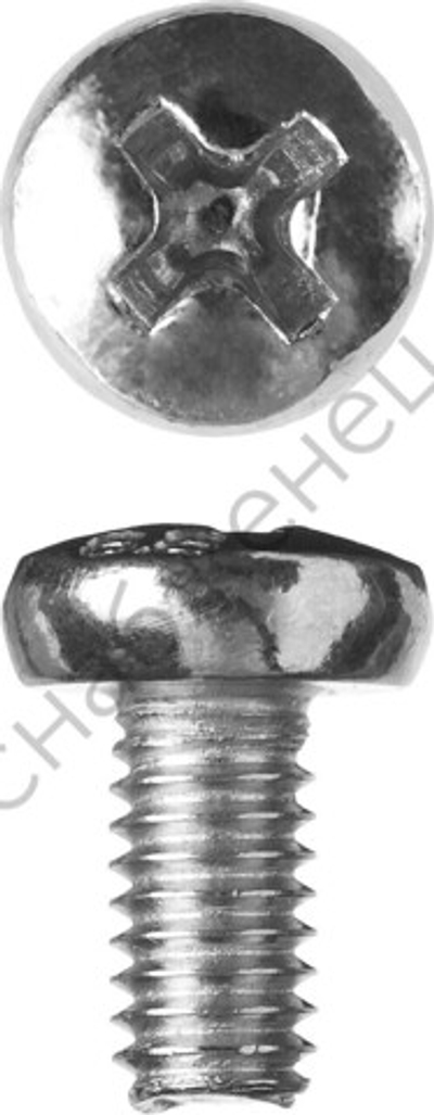 ЗУБР DIN 7985 M4 x 8 мм, кл. пр. 4.8, винт с полусферической головкой, цинк, 5 кг (303150-04-008)