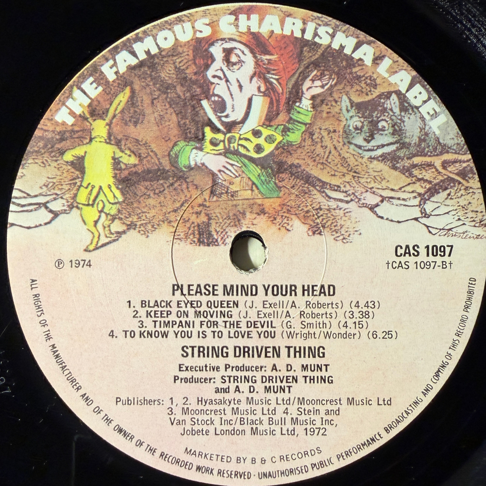 String Driven Thing ‎– Please Mind Your Head (Англия 1974г.)