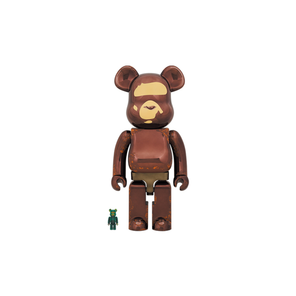 Дизайнерские игрушки BE@RBRICK x BAPE x READYMADE 100%+1000%, BAPE-READYMADE