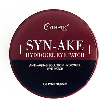 Патчи гидрогелевые со змеиным пептидом - Esthetic House Syn-ake hydrogel eye patch, 60 шт