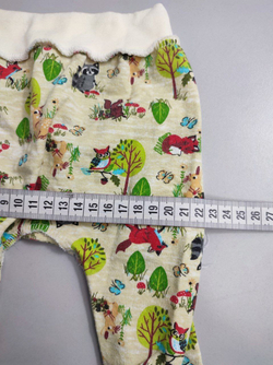 Ползунки из хлопка на 1-2 месяца