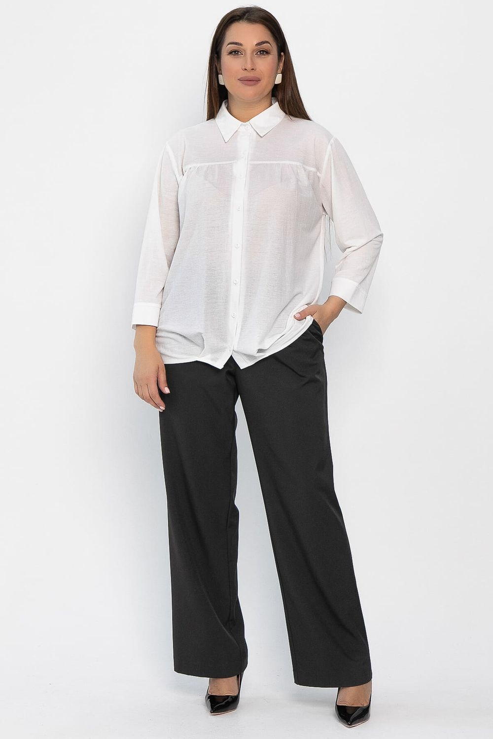 Рубашка Глейдис (белая) Б14240-18М LT Collection