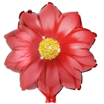 Шар Фольгированный Георгин Цветок красный (Красный)