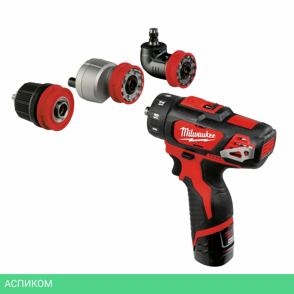 Дрель-шуруповерт Milwaukee M12 BDDXKIT-202C (4933447836)