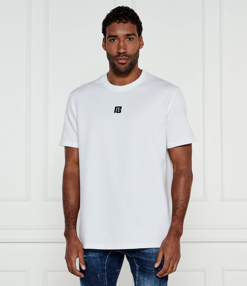 Футболка Balmain - белый(EH1EG010 BC87)
