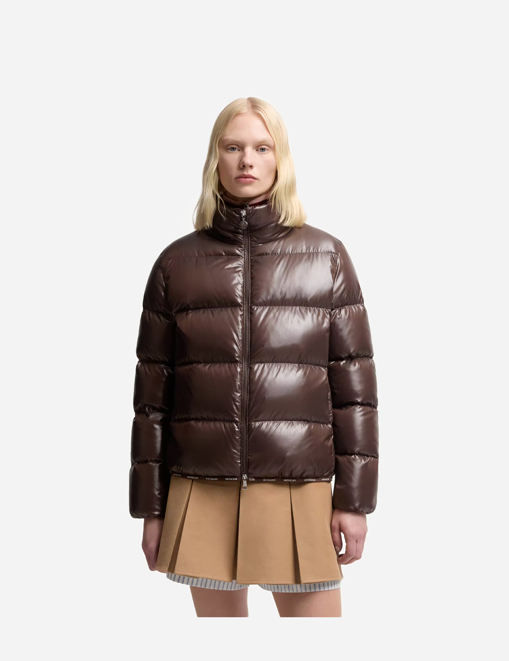 Moncler Abbadia Short Down Jacket "Brown"