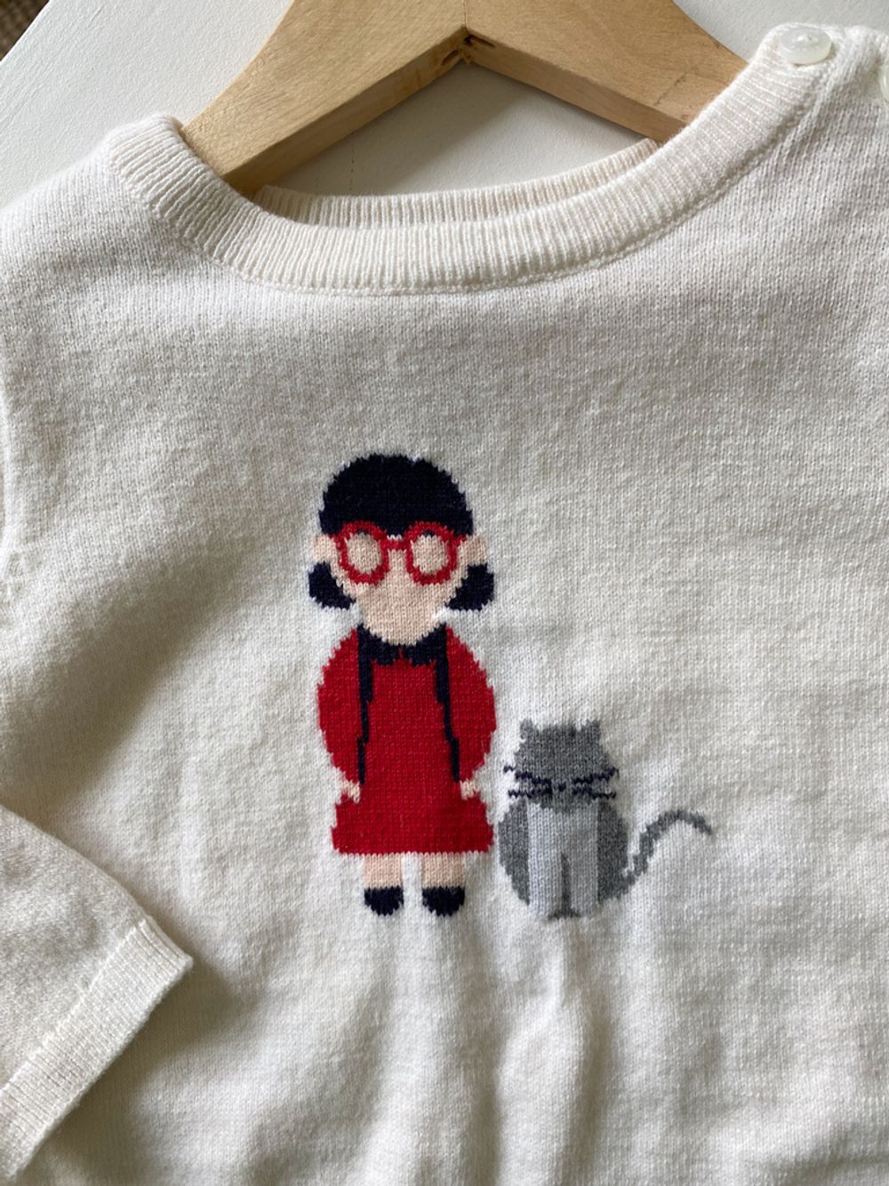 Хлопковый свитер Jacadi, 80