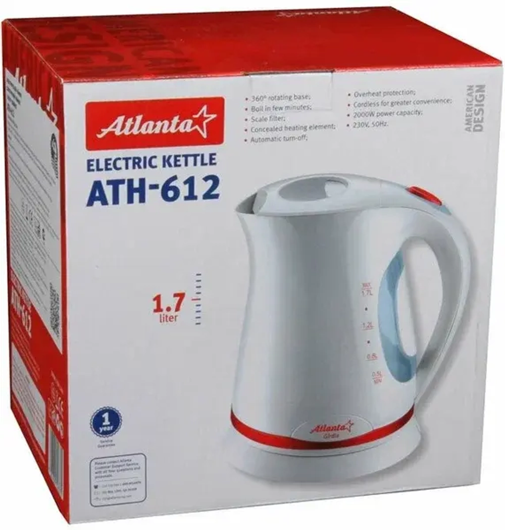 Электрочайник Atlanta ATH 612 (y)