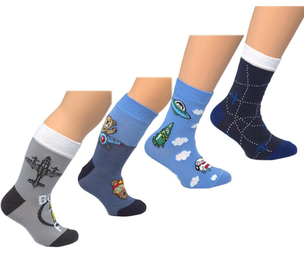 Носки д/мальчика 58и, р.12 в ассорт. (Игла), 1 шт.