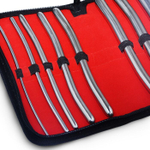 Набор из 8 уретральных расширителей Hegar 8 Urethral Sounds (Цвет: серебристый)