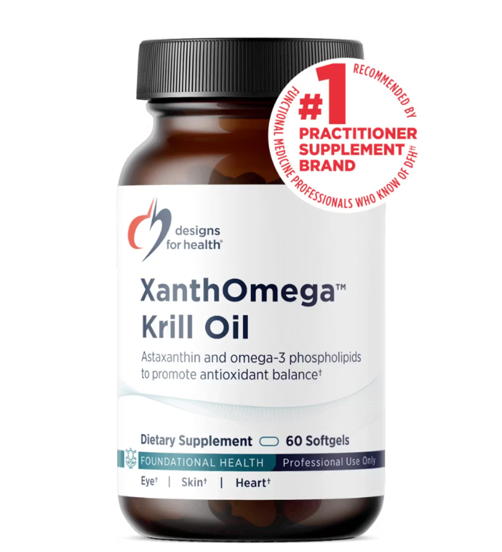 Designs For Health - XanthOmega™ Krill Oil - 60 softgels