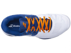 Мужские кроссовки теннисные Babolat Propulse Blast All Court Men - white/dark blue