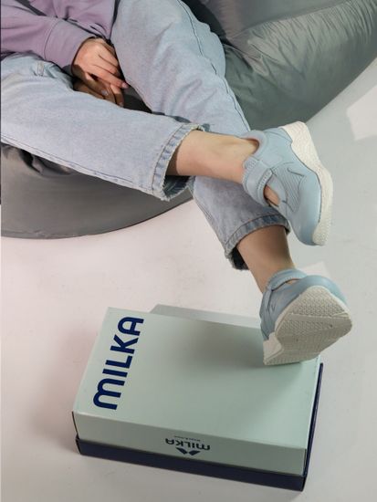 1001 |Женские кеды (Светло-синий)