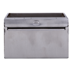 Лючок в пол 4 мод. (2 мод. 45х45 мм.) верт. установка,  металл,  в уровень с напольным покрытием