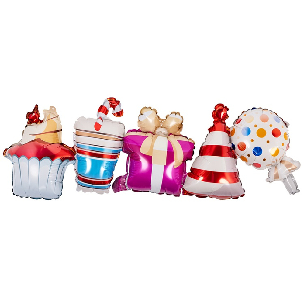 Шар Фольгированный Гирлянда Праздничная (Ассорти)