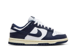 Кроссовки Nike Dunk Low "Midnight Navy And White" (Женская размерная сетка)