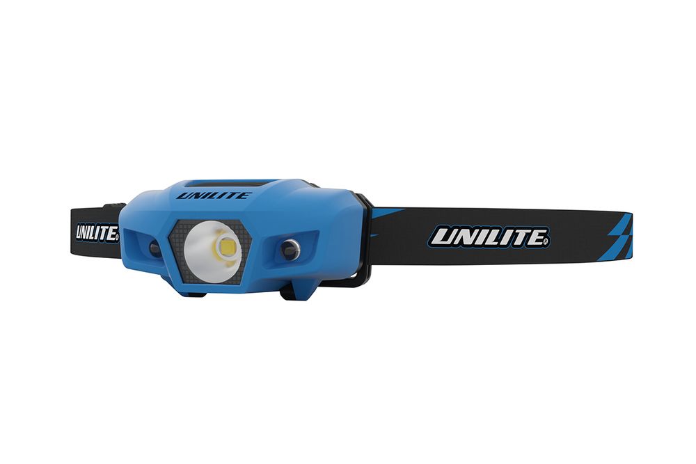 UNILITE SPORT-H1 - Спортивный налобный фонарь (синий корпус), 175Lm, 1xAA, IPX6 | UNILITE