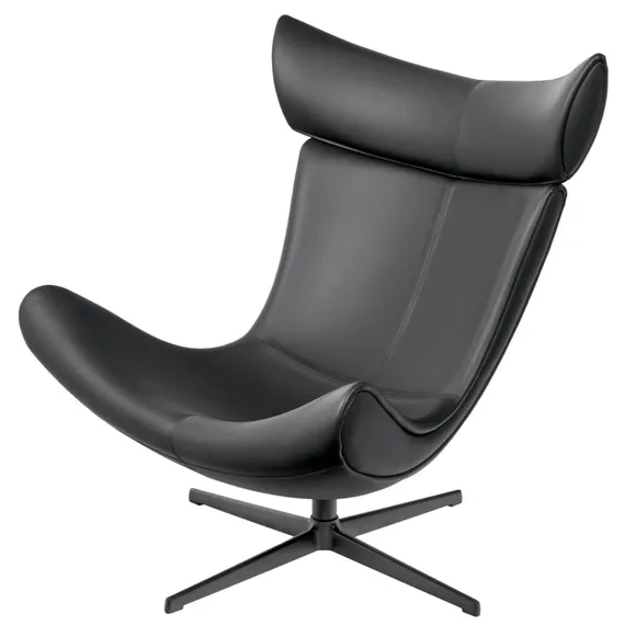 Кресло Toro черная экокожа