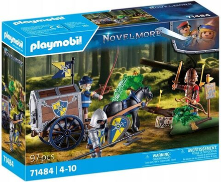 Конструктор Playmobil Novelmore - Ограбление транспортной повозки, Битва за золото - Плеймобиль 71484