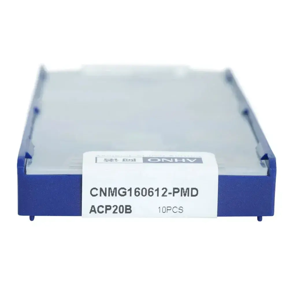 AHNO Пластина токарная твердосплавная ISO CNMG160612-PMD ACP20B по стали, получистовая (упаковка 10шт) ah40016у