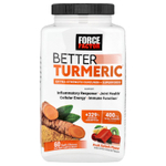 Force Factor, Better Turmeric®, куркумин и суперфуды, фруктовый вкус, 60 жевательных таблеток