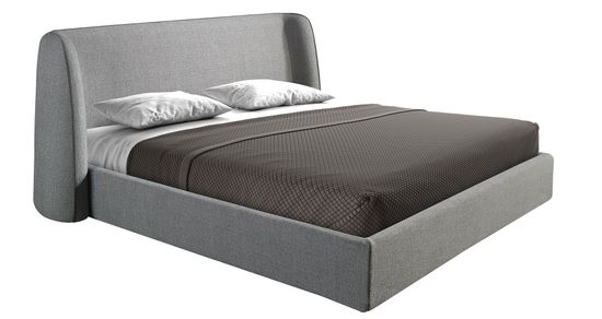 Кровать 7145 из темно-серой ткани Испания