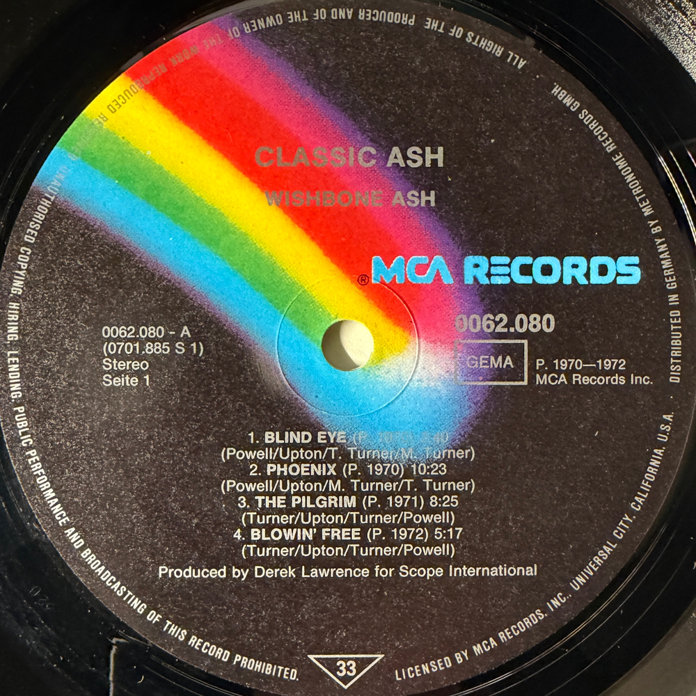 Wishbone Ash – Classic Ash (Германия 1977г.) Т
