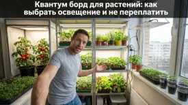 Квантум борд для растений: как выбрать освещение и не переплатить