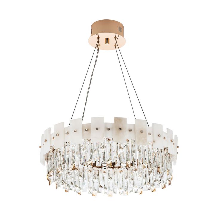 Подвесная светодиодная люстра Modelux Premium ML.6980.600P GD