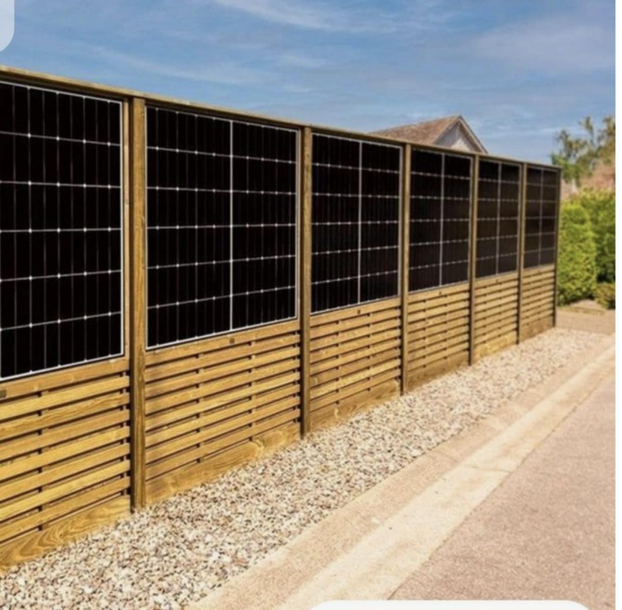Солнечные панели для забора