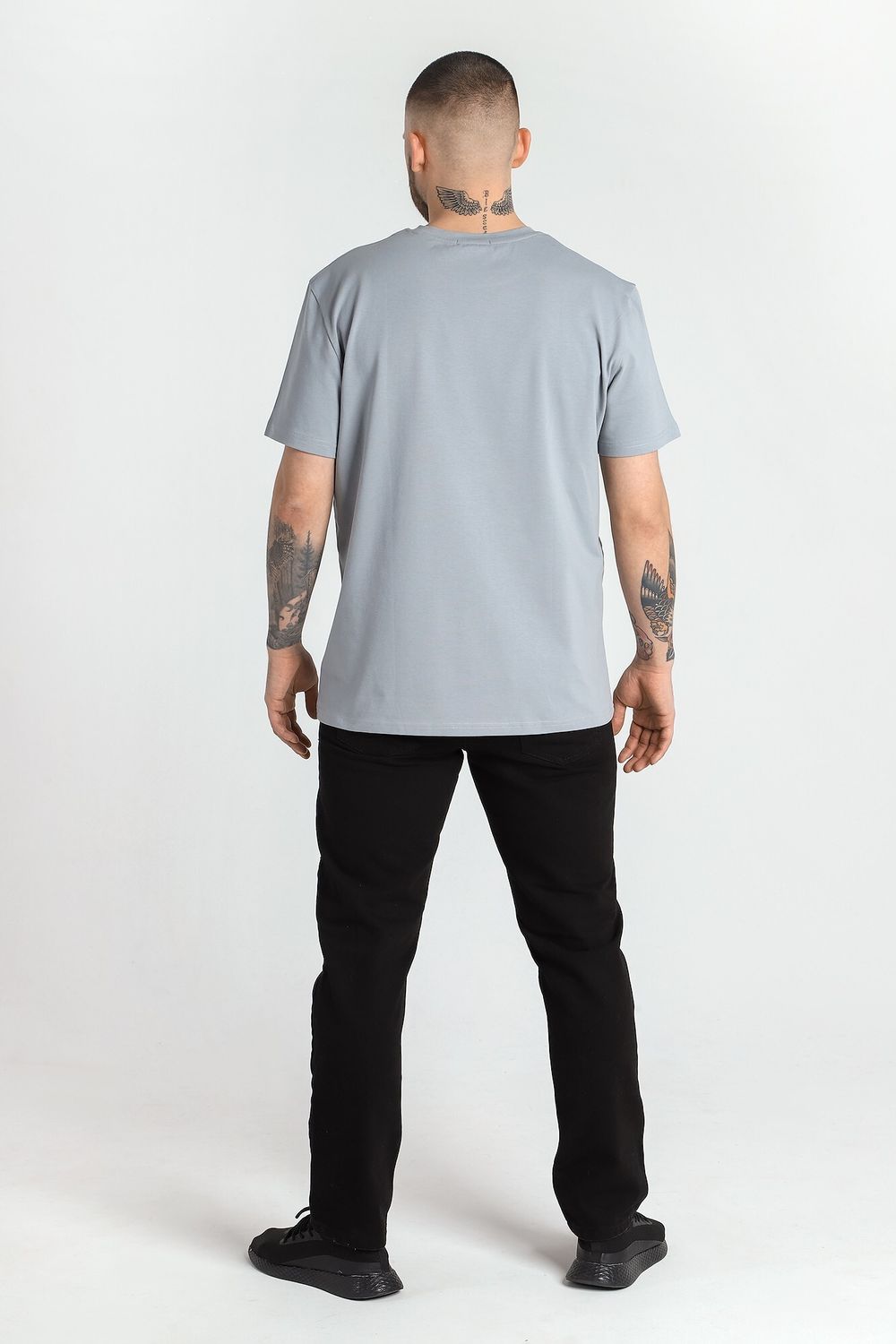 Фуфайка (футболка) мужская Клаб-5У Виотекс СЕРЫЙ