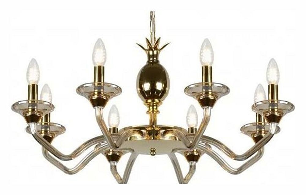 Подвесная люстра iLamp Flo YT2049-8 GD+COG