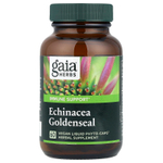 Gaia Herbs, эхинацея и желтокорень, 60 веганских жидких фито-капсул