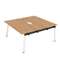 10БДНВ.274 Стол системы БЕНЧ, сдвоенный, на 2 рабочих места - начальный (1600*1435*750)