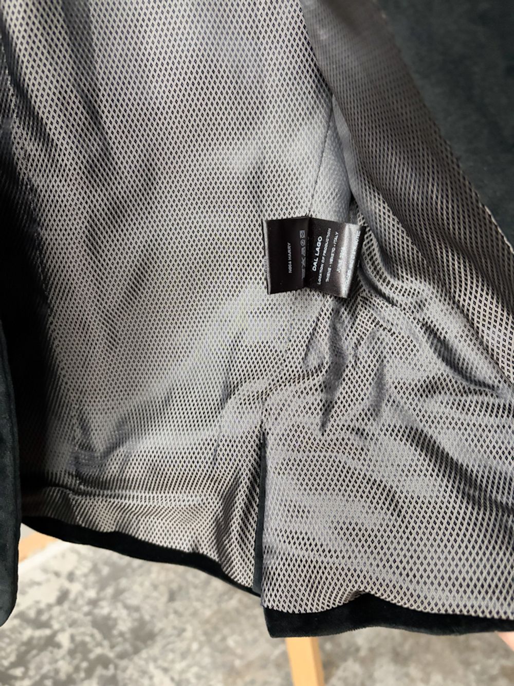 Бархатный пиджак Dal Lago, 110