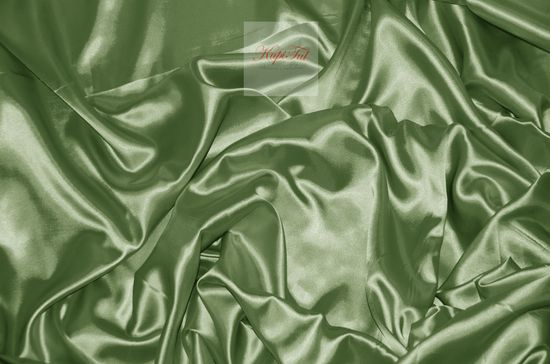 Silky (зеленый). Шторы из люкс-сатена однотонного.